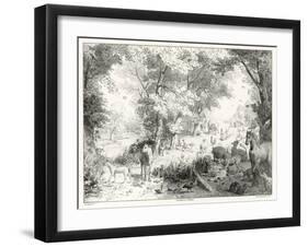 Earth: the Earthly Paradise-Jan Brueghel the Elder-Framed Giclee Print