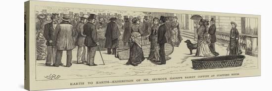 Earth to Earth, Exhibition of Mr Seymour Haden's Basket Coffins at Stafford House-null-Stretched Canvas