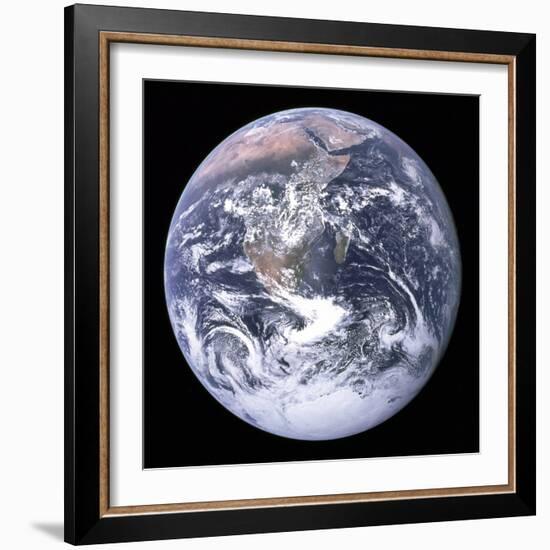 Earth View from Apollo 17 Moon Mission-null-Framed Photo