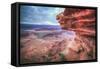 Earth View from Dead Horse Point, Moab Utah-Vincent James-Framed Stretched Canvas