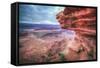 Earth View from Dead Horse Point, Moab Utah-Vincent James-Framed Stretched Canvas