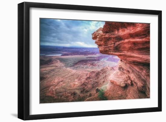 Earth View from Dead Horse Point, Moab Utah-Vincent James-Framed Photographic Print