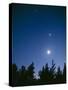 Earth View of the Planet Venus with the Moon-Pekka Parviainen-Stretched Canvas