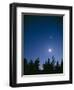 Earth View of the Planet Venus with the Moon-Pekka Parviainen-Framed Premium Photographic Print