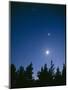 Earth View of the Planet Venus with the Moon-Pekka Parviainen-Mounted Premium Photographic Print
