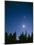 Earth View of the Planet Venus with the Moon-Pekka Parviainen-Mounted Photographic Print