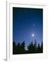 Earth View of the Planet Venus with the Moon-Pekka Parviainen-Framed Photographic Print