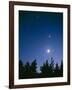 Earth View of the Planet Venus with the Moon-Pekka Parviainen-Framed Photographic Print