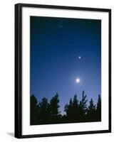 Earth View of the Planet Venus with the Moon-Pekka Parviainen-Framed Photographic Print