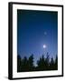 Earth View of the Planet Venus with the Moon-Pekka Parviainen-Framed Photographic Print