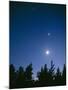 Earth View of the Planet Venus with the Moon-Pekka Parviainen-Mounted Photographic Print