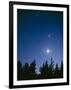 Earth View of the Planet Venus with the Moon-Pekka Parviainen-Framed Photographic Print