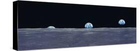 Earth Viewed from the Moon-null-Stretched Canvas