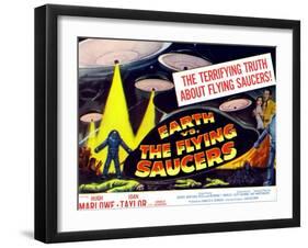 Earth vs. the Flying Saucers, 1956, Joan Taylor, Hugh Marlowe, 1956-null-Framed Art Print