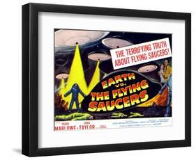 Earth vs. the Flying Saucers, 1956, Joan Taylor, Hugh Marlowe, 1956-null-Framed Art Print