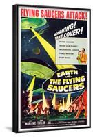 Earth vs. the Flying Saucers, 1956-null-Framed Art Print