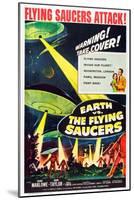 Earth vs. the Flying Saucers, 1956-null-Mounted Art Print