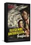 Earth vs. the Flying Saucers, German Movie Poster, 1956-null-Framed Stretched Canvas