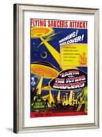 Earth vs. the Flying Saucers, Joan Taylor, Hugh Marlowe, 1956-null-Framed Art Print