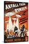 Earth vs. the Flying Saucers, Swedish Movie Poster, 1956-null-Stretched Canvas