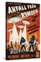 Earth vs. the Flying Saucers, Swedish Movie Poster, 1956-null-Stretched Canvas