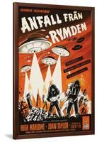 Earth vs. the Flying Saucers, Swedish Movie Poster, 1956-null-Framed Art Print