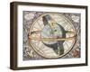 Earth with Celestial Circles, Harmonia Macrocosmica, 1660-Science Source-Framed Giclee Print