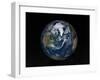 Earth with Clouds And Sea Ice from September 15, 2008-Stocktrek Images-Framed Premium Photographic Print