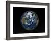 Earth with Clouds And Sea Ice from September 15, 2008-Stocktrek Images-Framed Photographic Print