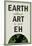 Earth Without Art is Just Eh Humor Poster-null-Mounted Poster