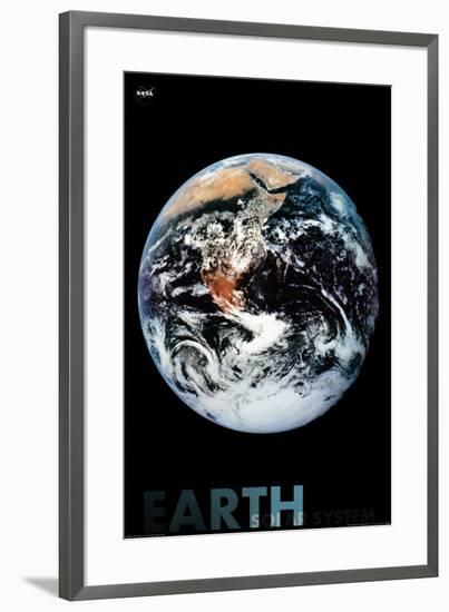 Earth-null-Framed Poster