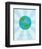 Earth-John Golden-Framed Giclee Print