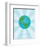 Earth-John Golden-Framed Giclee Print