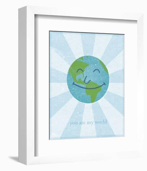 Earth-John W^ Golden-Framed Art Print