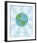 Earth-John W^ Golden-Framed Art Print