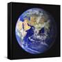 Earth-null-Framed Stretched Canvas