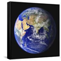 Earth-null-Framed Stretched Canvas