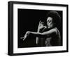 Eartha Kitt Performing at the Forum Theatre, Hatfield, Hertfordshire, 20 March 1983.-Denis Williams-Framed Premium Photographic Print