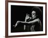 Eartha Kitt Performing at the Forum Theatre, Hatfield, Hertfordshire, 20 March 1983.-Denis Williams-Framed Photographic Print