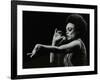 Eartha Kitt Performing at the Forum Theatre, Hatfield, Hertfordshire, 20 March 1983.-Denis Williams-Framed Photographic Print