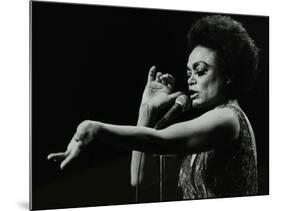 Eartha Kitt Performing at the Forum Theatre, Hatfield, Hertfordshire, 20 March 1983.-Denis Williams-Mounted Photographic Print