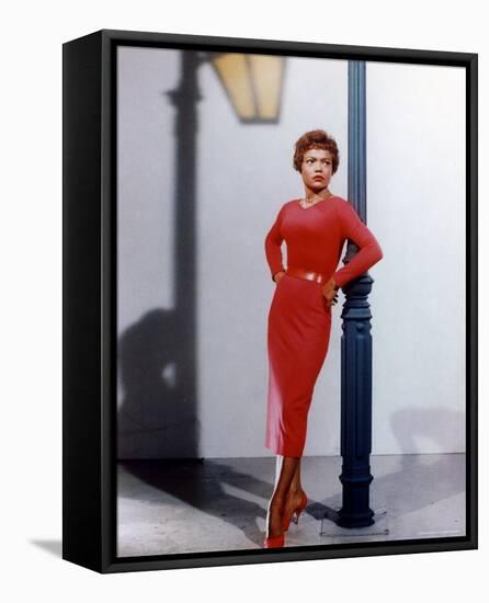 Eartha Kitt-null-Framed Stretched Canvas