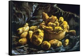 Earthen Bowls-Vincent van Gogh-Framed Stretched Canvas