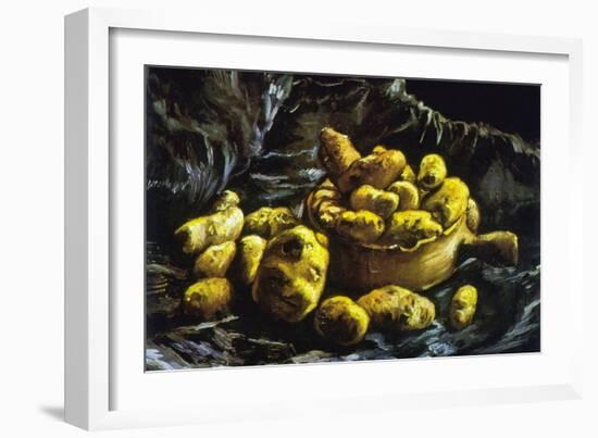 Earthen Bowls-Vincent van Gogh-Framed Art Print