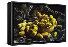 Earthen Bowls-Vincent van Gogh-Framed Stretched Canvas
