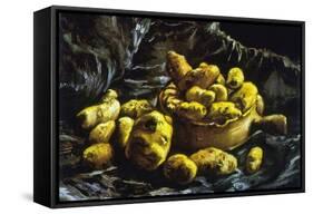 Earthen Bowls-Vincent van Gogh-Framed Stretched Canvas