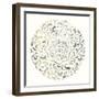 Earthen Circle of Life IV-Danhui Nai-Framed Art Print