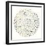 Earthen Circle of Life IV-Danhui Nai-Framed Art Print