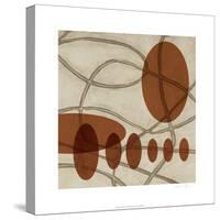 Earthen Ovals II-Jennifer Goldberger-Stretched Canvas