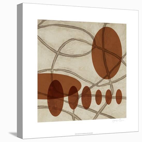 Earthen Ovals II-Jennifer Goldberger-Stretched Canvas